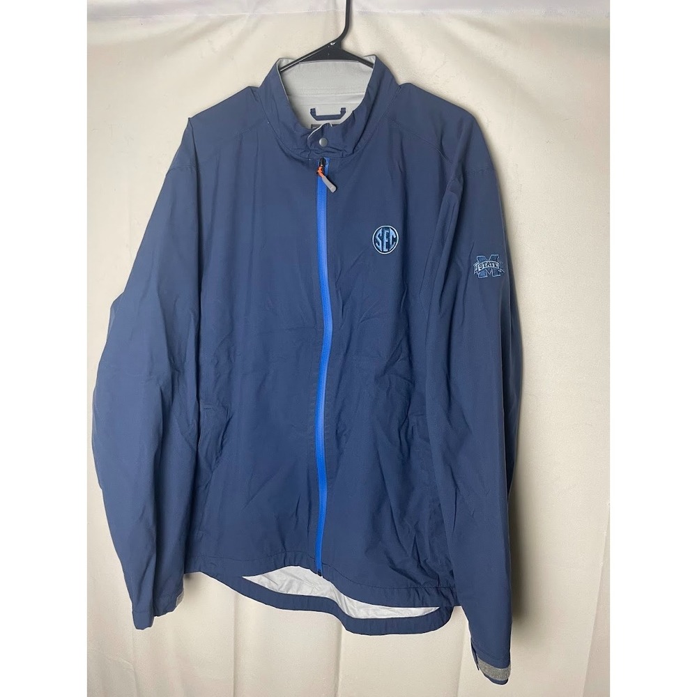 NWT Peter Millar Mississippi State Bulldogs Men's Jacket Blue Size XL Brand New